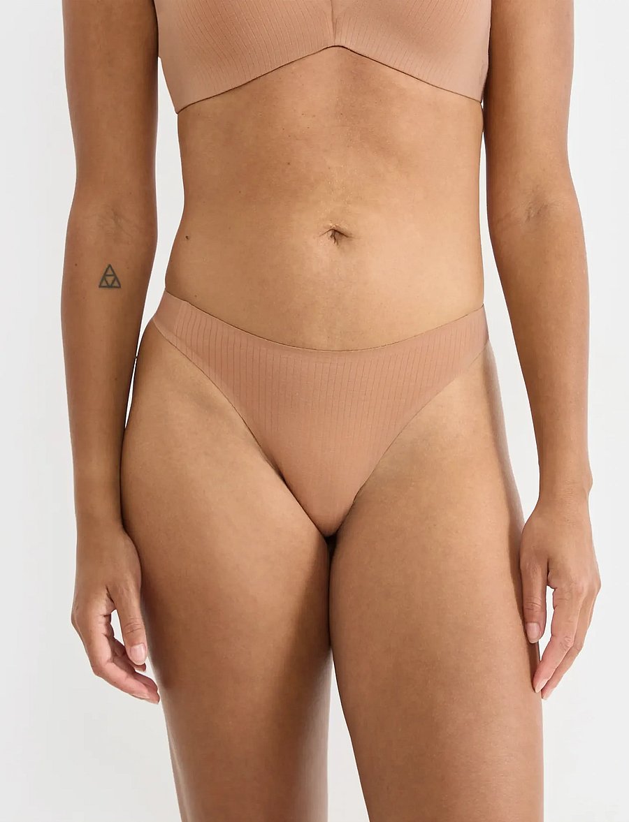 sloggi - sloggi ZERO Feel Pure String - tangas - nostalgic brown - 0