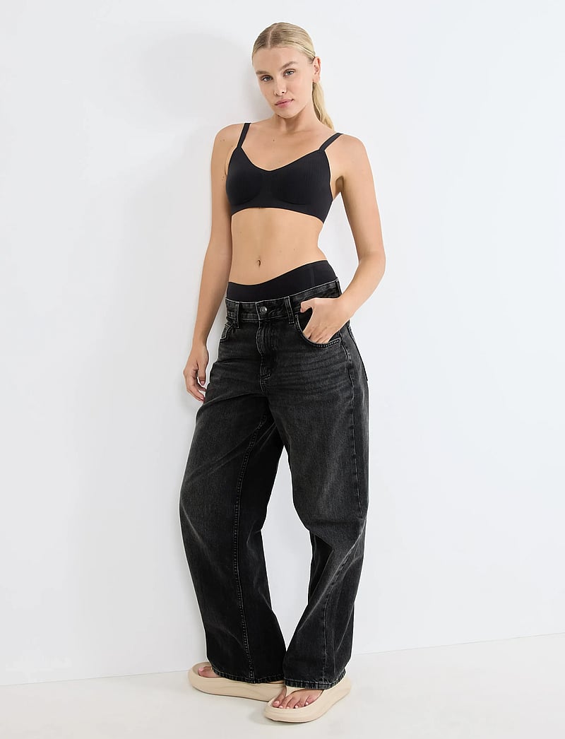 sloggi - sloggi ZERO Feel Pure Soft bra - tugikaarteta rinnahoidjad - black - 5