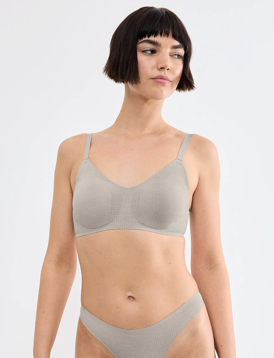sloggi - sloggi ZERO Feel Pure Soft bra - non wired bras - creamy dream - 0