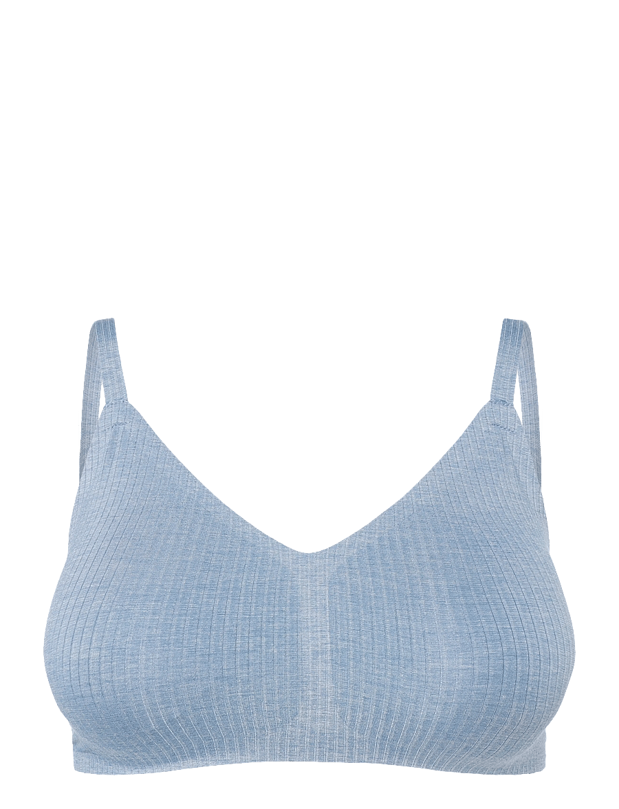 sloggi - sloggi ZERO Feel Pure Soft bra - non wired bras - liberty blue - 1