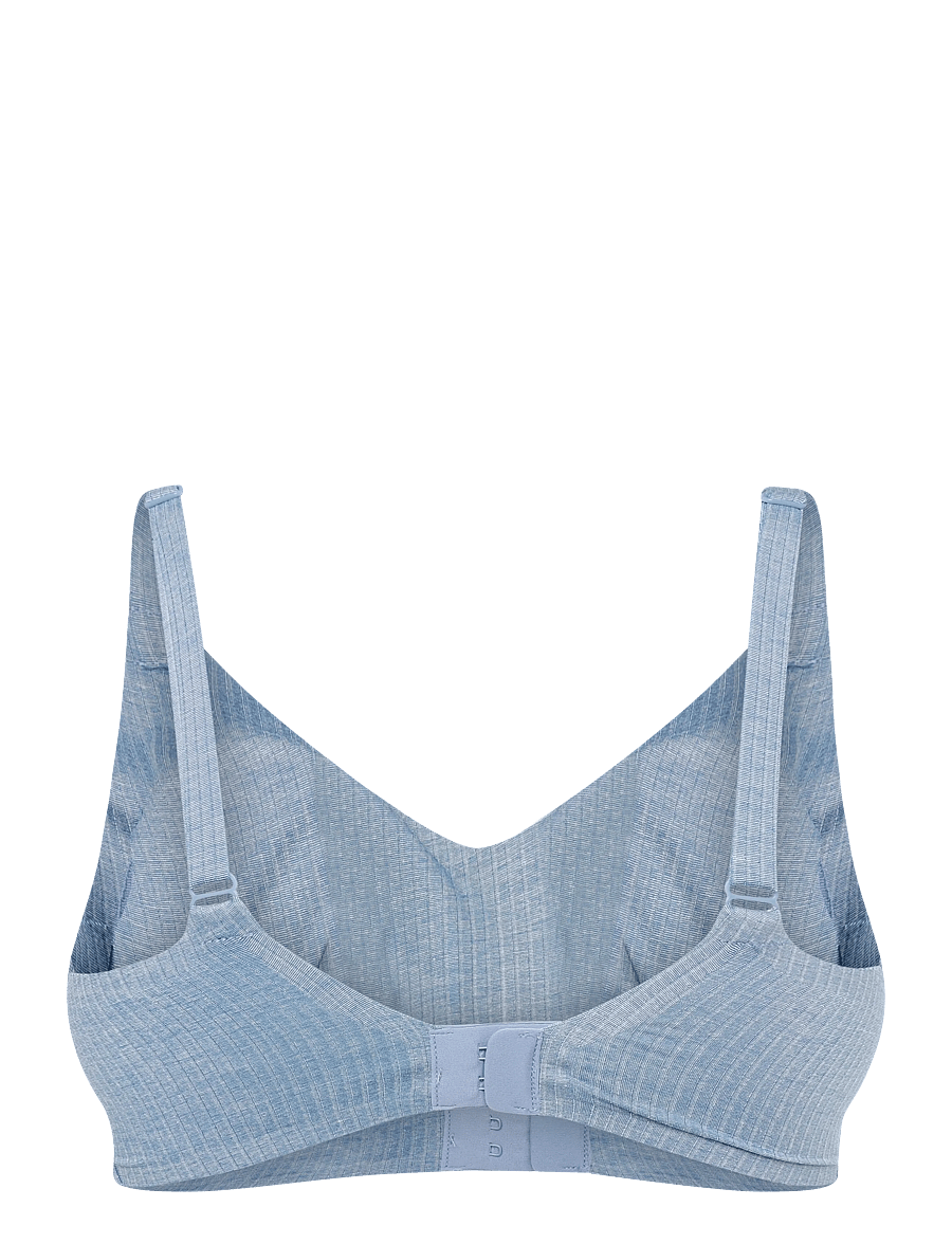 sloggi - sloggi ZERO Feel Pure Soft bra - non wired bras - liberty blue - 2
