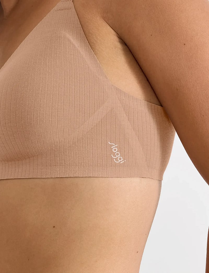 sloggi - sloggi ZERO Feel Pure Soft bra - tugikaarteta rinnahoidjad - nostalgic brown - 4