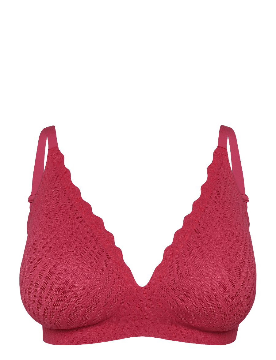 sloggi - sloggi ZERO Feel Bliss THE UP P Bra - non wired bras - berry - 1
