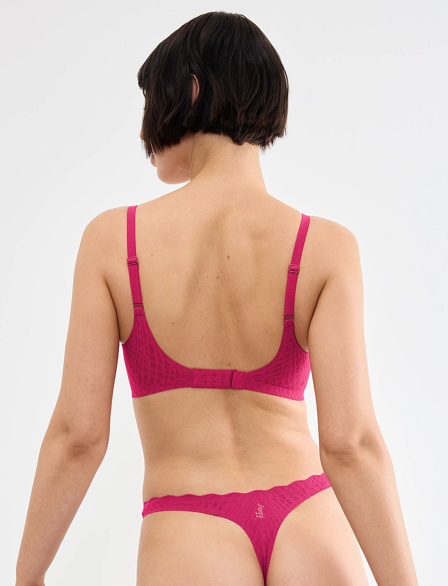 sloggi - sloggi ZERO Feel Bliss THE UP P Bra - non wired bras - berry - 3