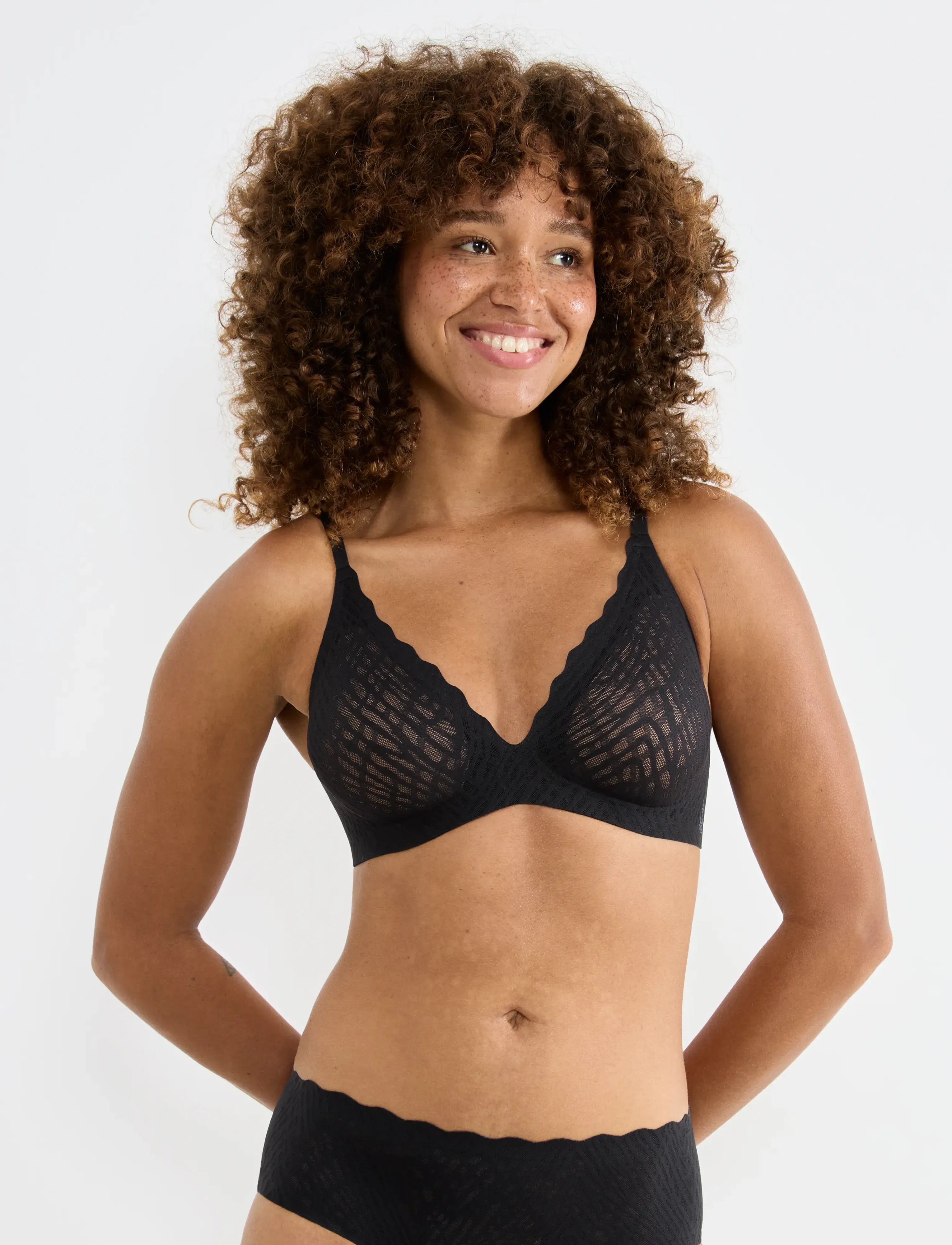 sloggi - sloggi ZERO Feel Bliss THE UP P Bra - push-up bhs - black - 0