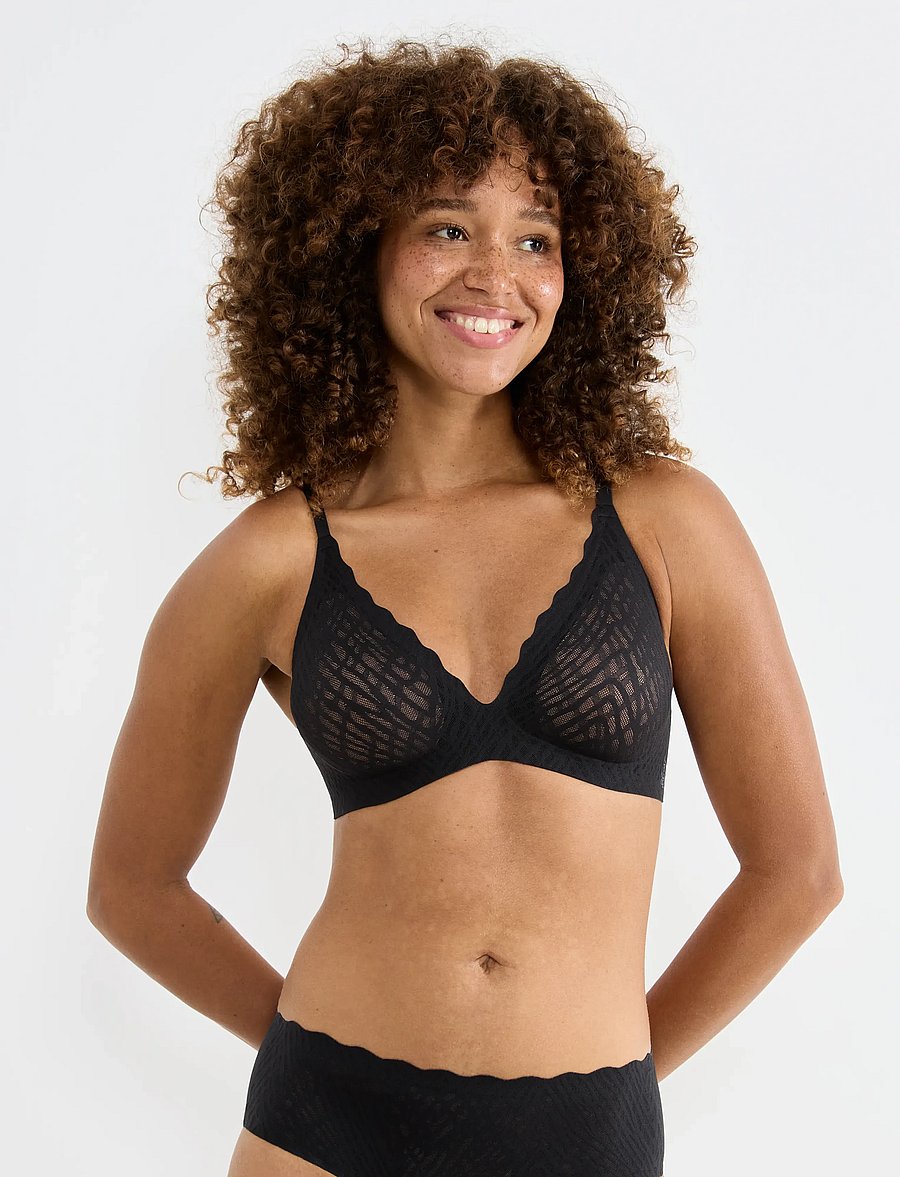 sloggi - sloggi ZERO Feel Bliss THE UP P Bra - push-up bhs - black - 0