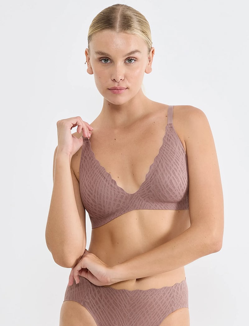 sloggi - sloggi ZERO Feel Bliss THE UP P Bra - bügellose bhs - cacao - 0