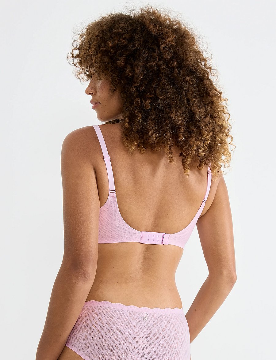 sloggi - sloggi ZERO Feel Bliss THE UP P Bra - tugikaarteta rinnahoidjad - floral pink - 3