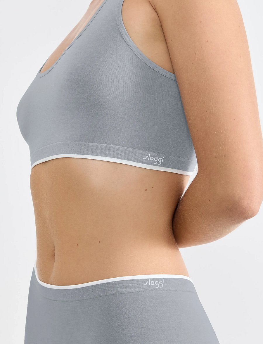 sloggi - sloggi GO Sense Top - bralette-rintaliivit - chrome - 4