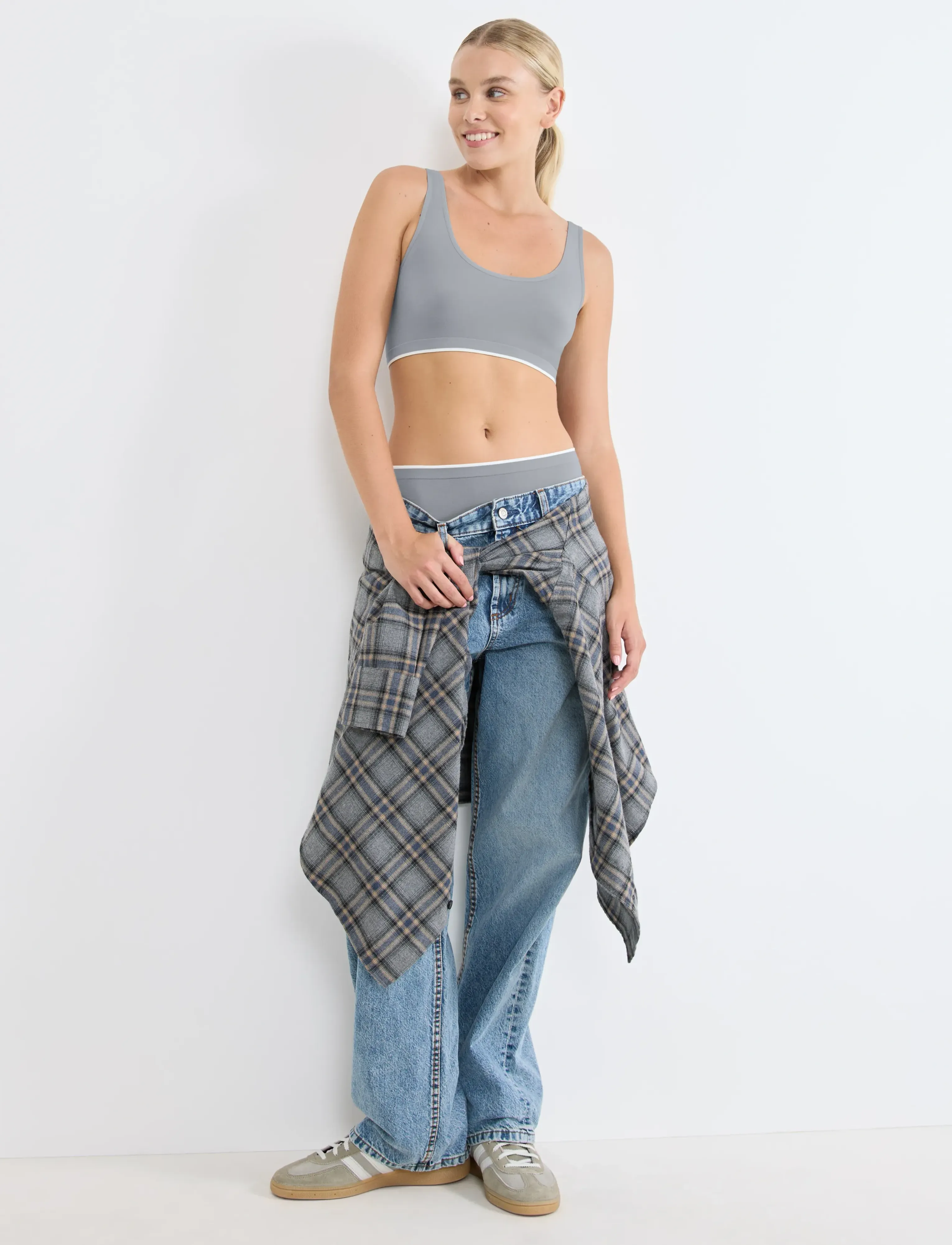 sloggi - sloggi GO Sense Top - bralette-rintaliivit - chrome - 5