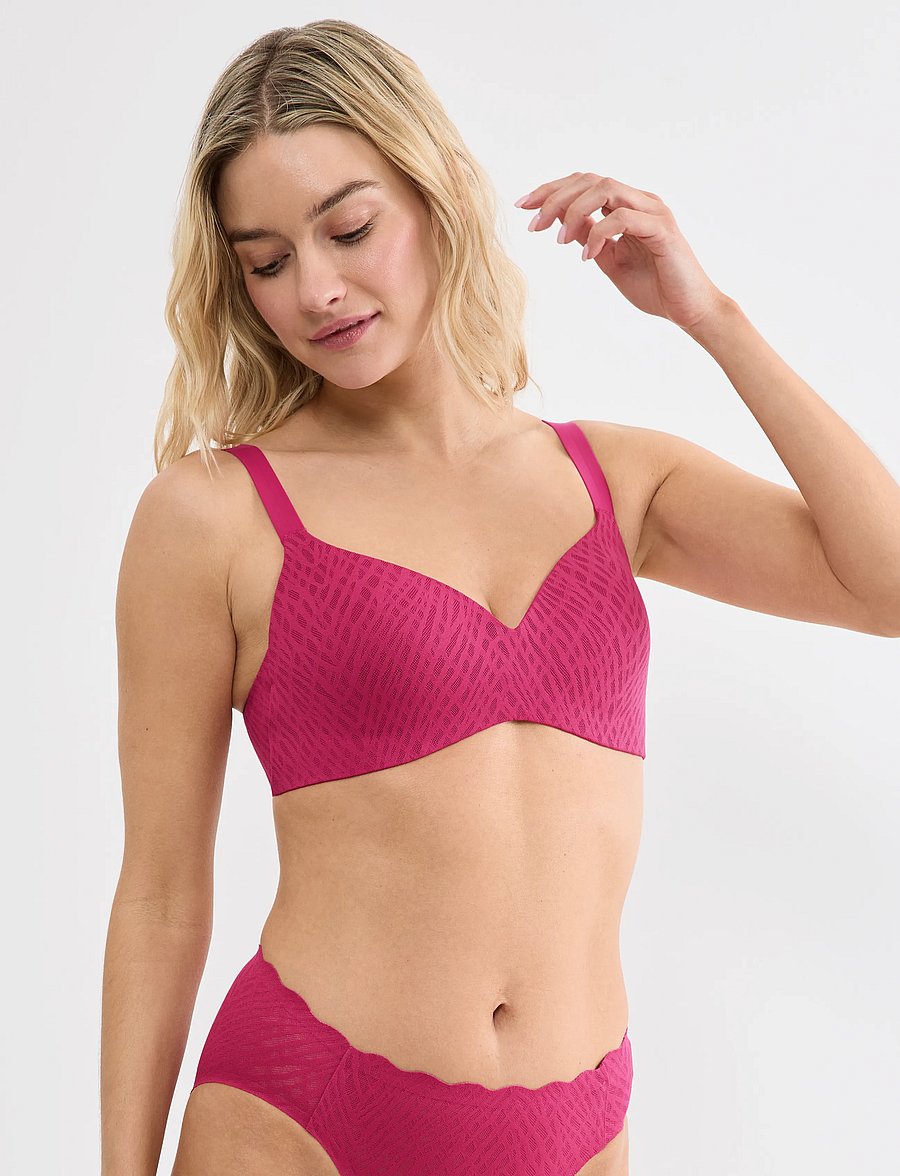 sloggi - sloggi ZERO Feel Bliss THE UP TshirtBra - t-shirt bhs - berry - 0