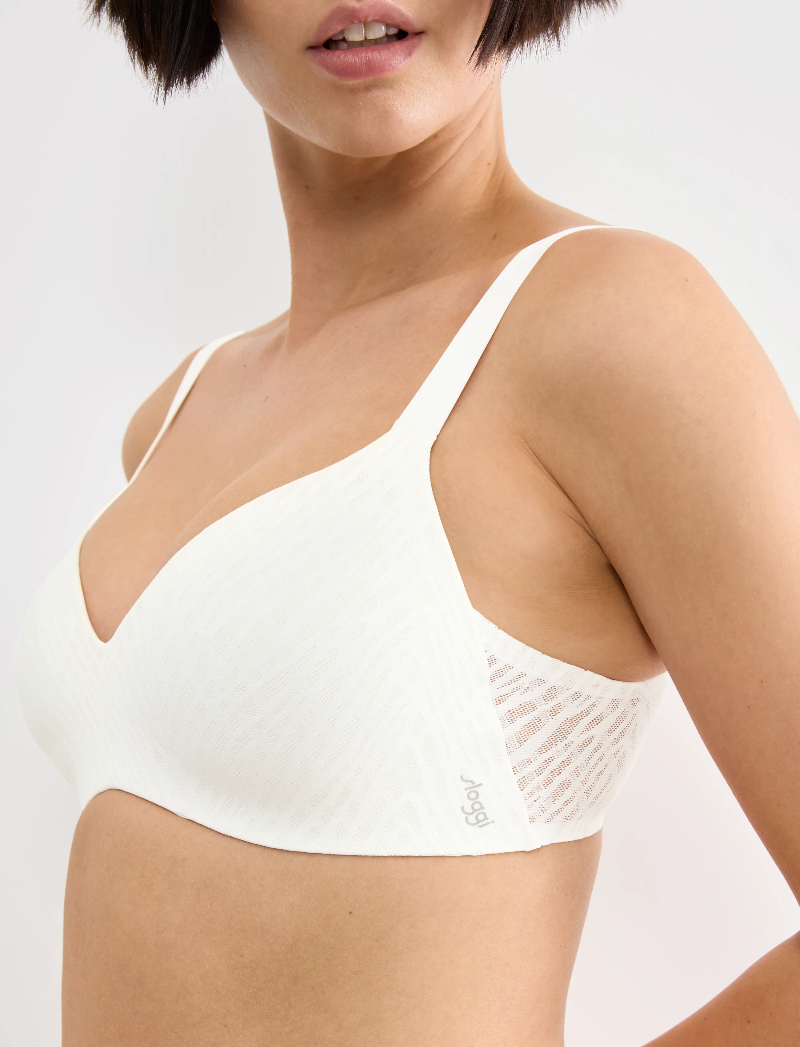 sloggi - sloggi ZERO Feel Bliss THE UP TshirtBra - t-shirt bras - silk white - 3