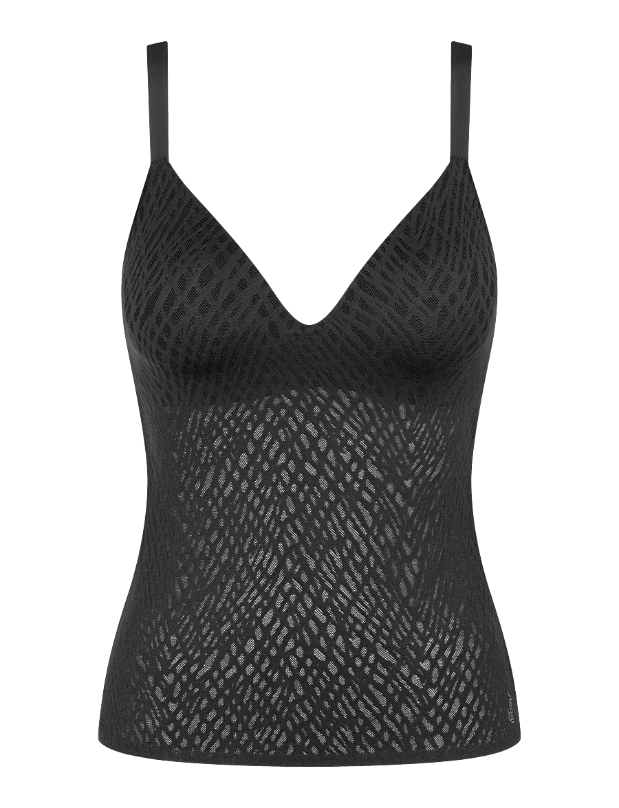 sloggi - sloggi ZEROFeelBliss THE UP PushUpShirt - push up bras - black - 1