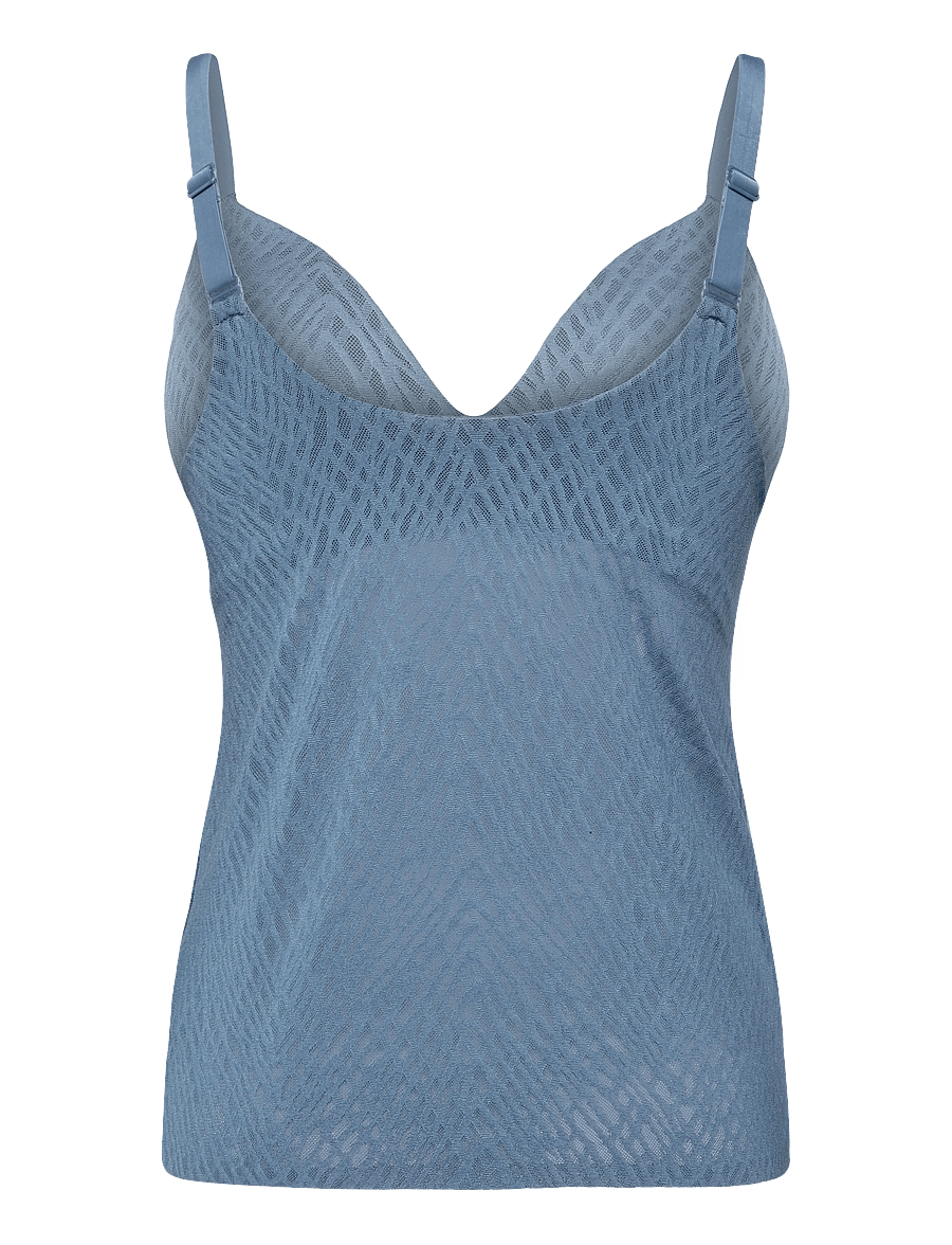 sloggi - sloggi ZEROFeelBliss THE UP PushUpShirt - push up bh'er - smoky blue - 2