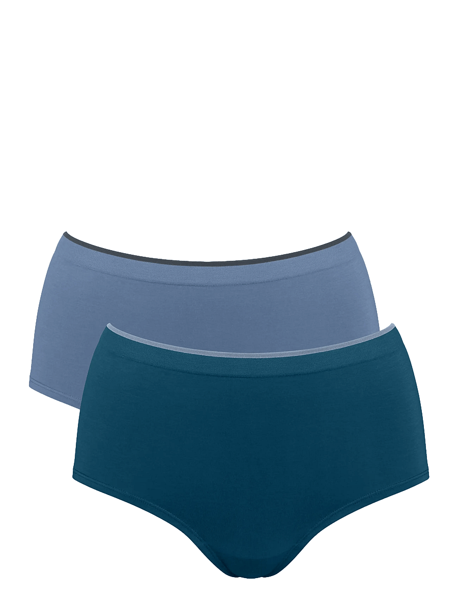 sloggi - sloggi GO Sense Highwaist C2P - nahtlose slips - blue - light combination - 1