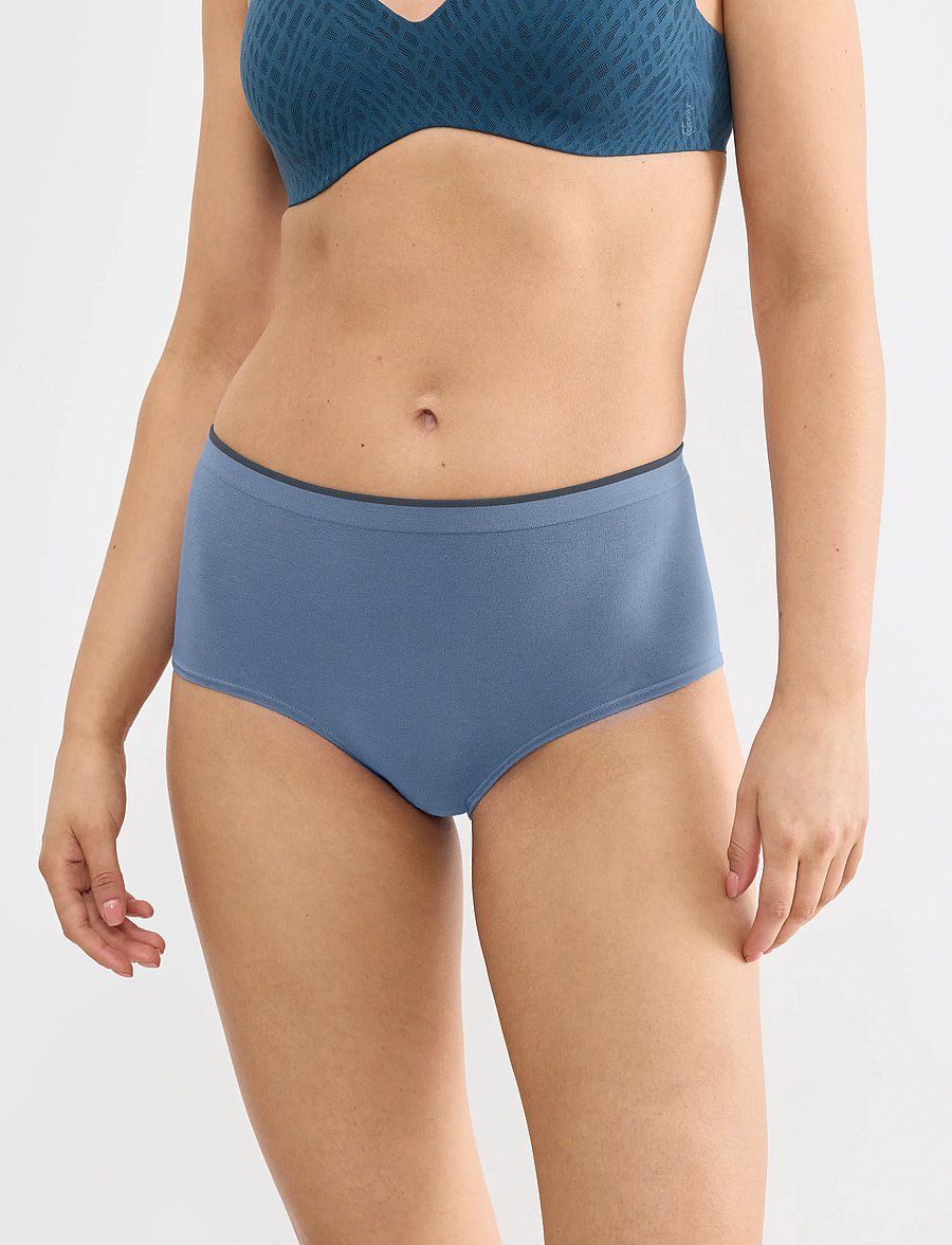 sloggi - sloggi GO Sense Highwaist C2P - nahtlose slips - blue - light combination - 0