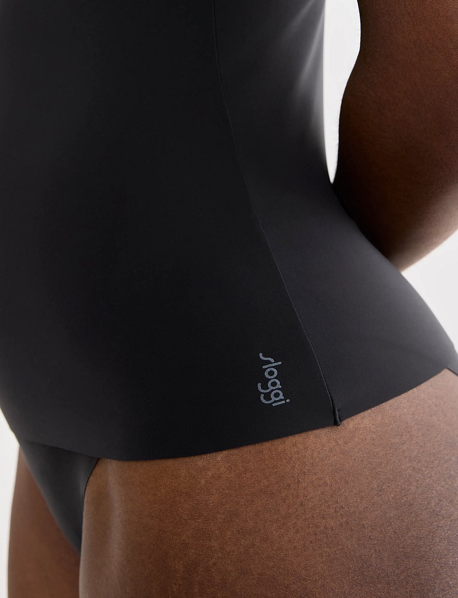 sloggi - sloggi ZERO Feel 2.0 THE UP Bra Shirt - rinnahoidja-topid - black - 3