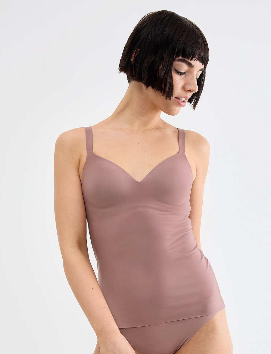 sloggi - sloggi ZERO Feel 2.0 THE UP Bra Shirt - tank top-bh'er - cacao - 0