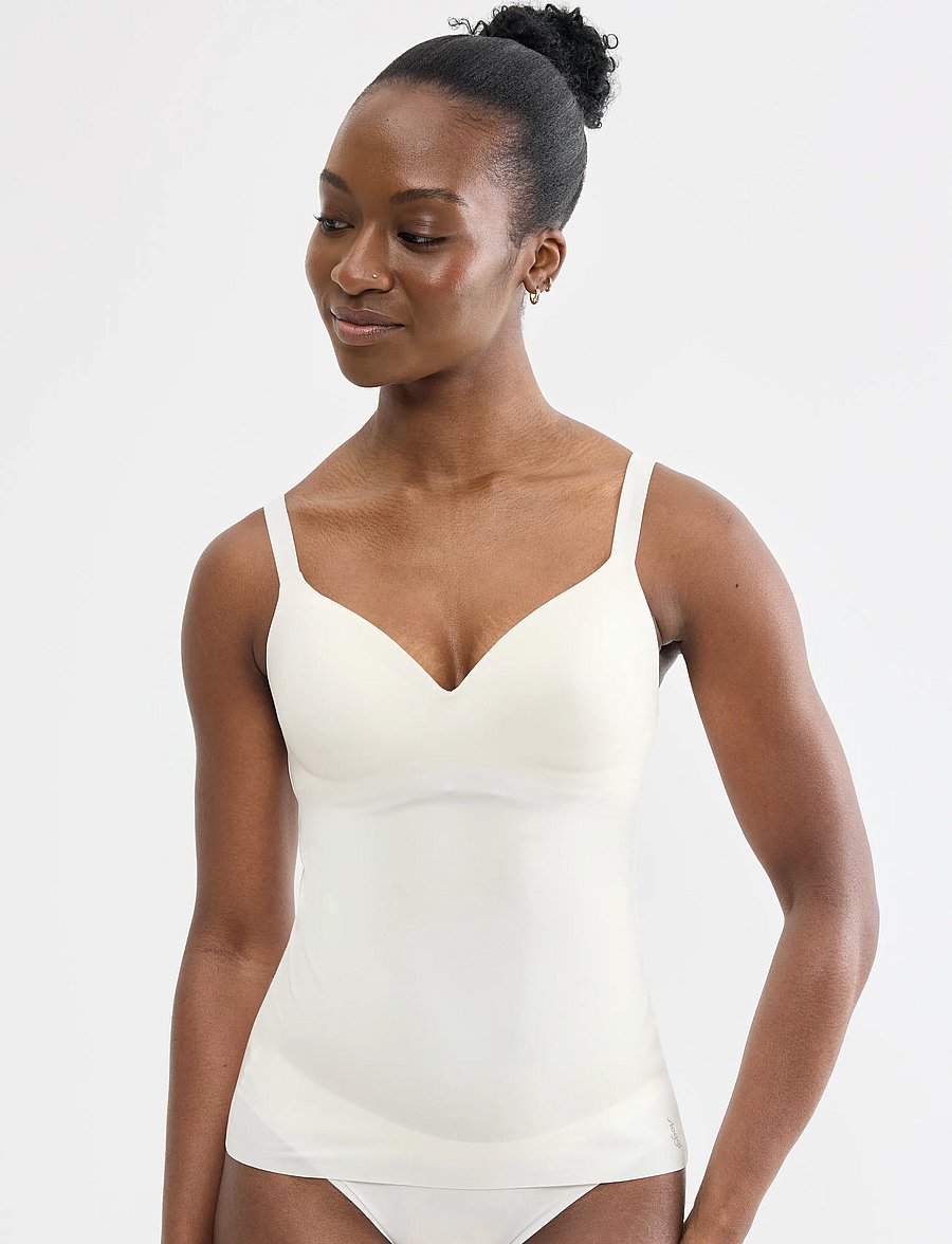 sloggi - sloggi ZERO Feel 2.0 THE UP Bra Shirt - bh-linnen - silk white - 0