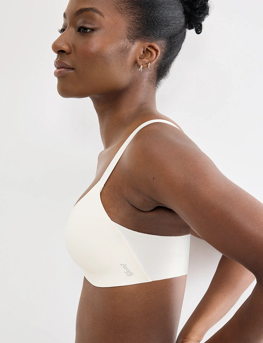 sloggi - sloggi ZERO Feel 2.0 THE UP TShirt Bra - t-särgi rinnahoidjad - silk white - 0