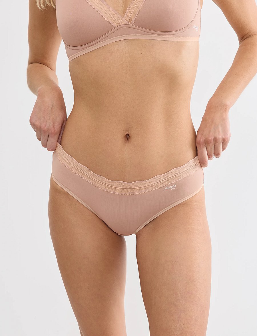 sloggi - sloggi GO Blush Hipster 2P - seamless trusser - cameo brown - 0