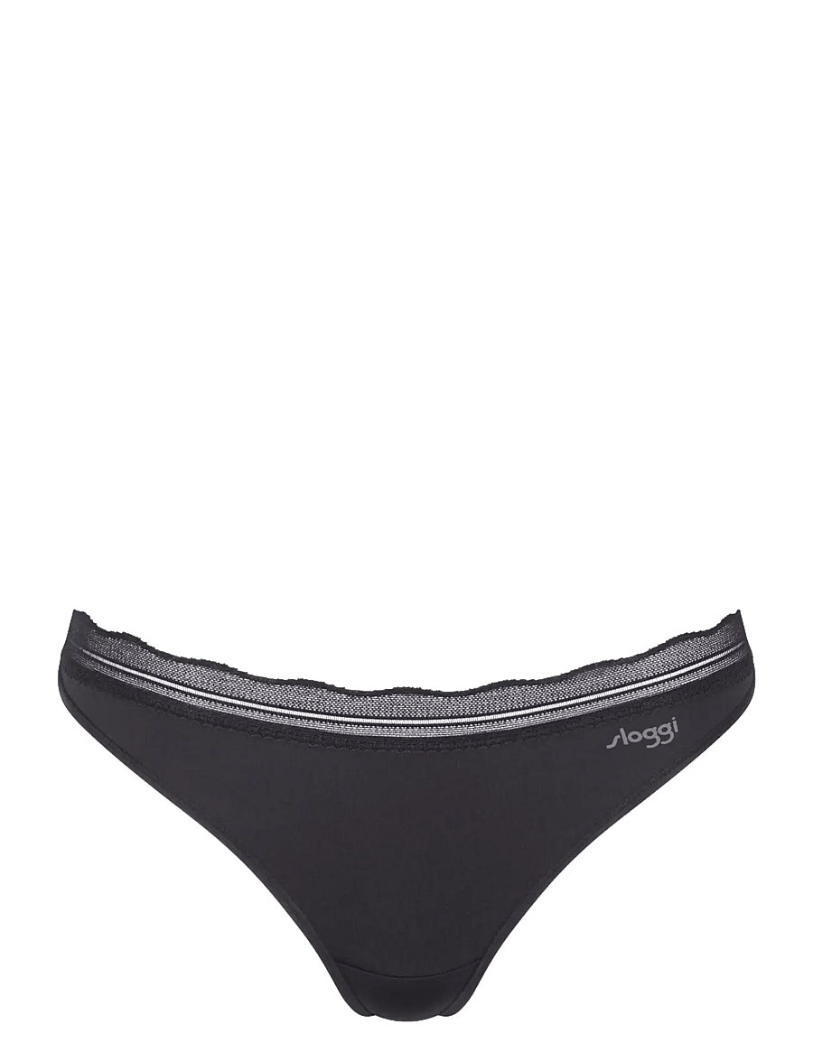 sloggi - sloggi GO Blush String 2P - thongs - black - 2