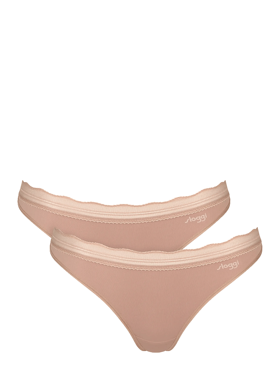 sloggi - sloggi GO Blush String 2P - stringtrusser - cameo brown - 1