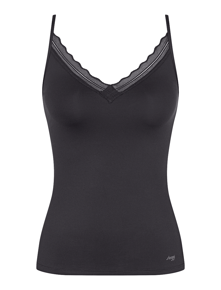 sloggi - sloggi GO Blush Spaghetti Top - Överdelar - black - 1