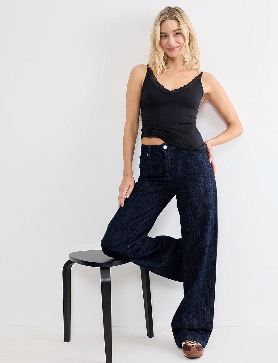 sloggi - sloggi GO Blush Spaghetti Top - Överdelar - black - 4