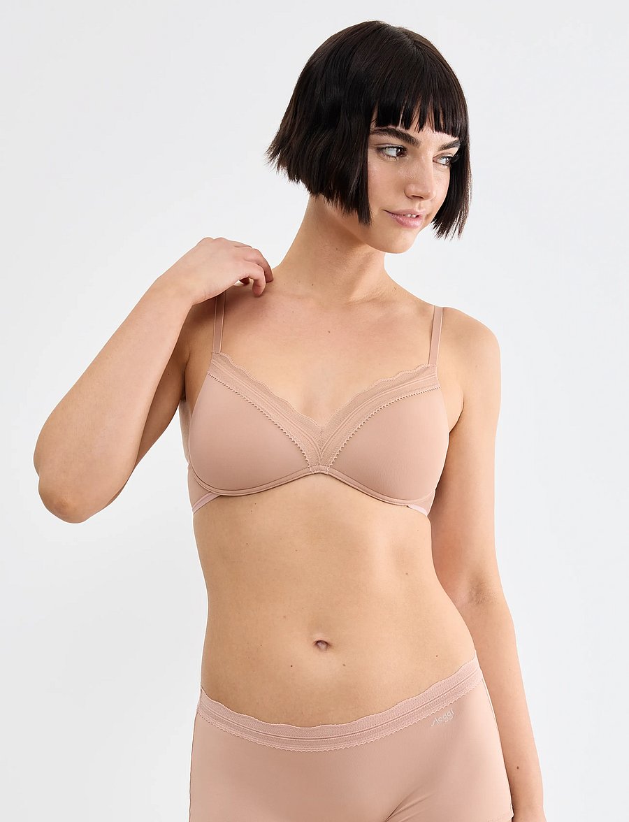 sloggi - sloggi GO Blush PU Bra - plunge bh'er - cameo brown - 0
