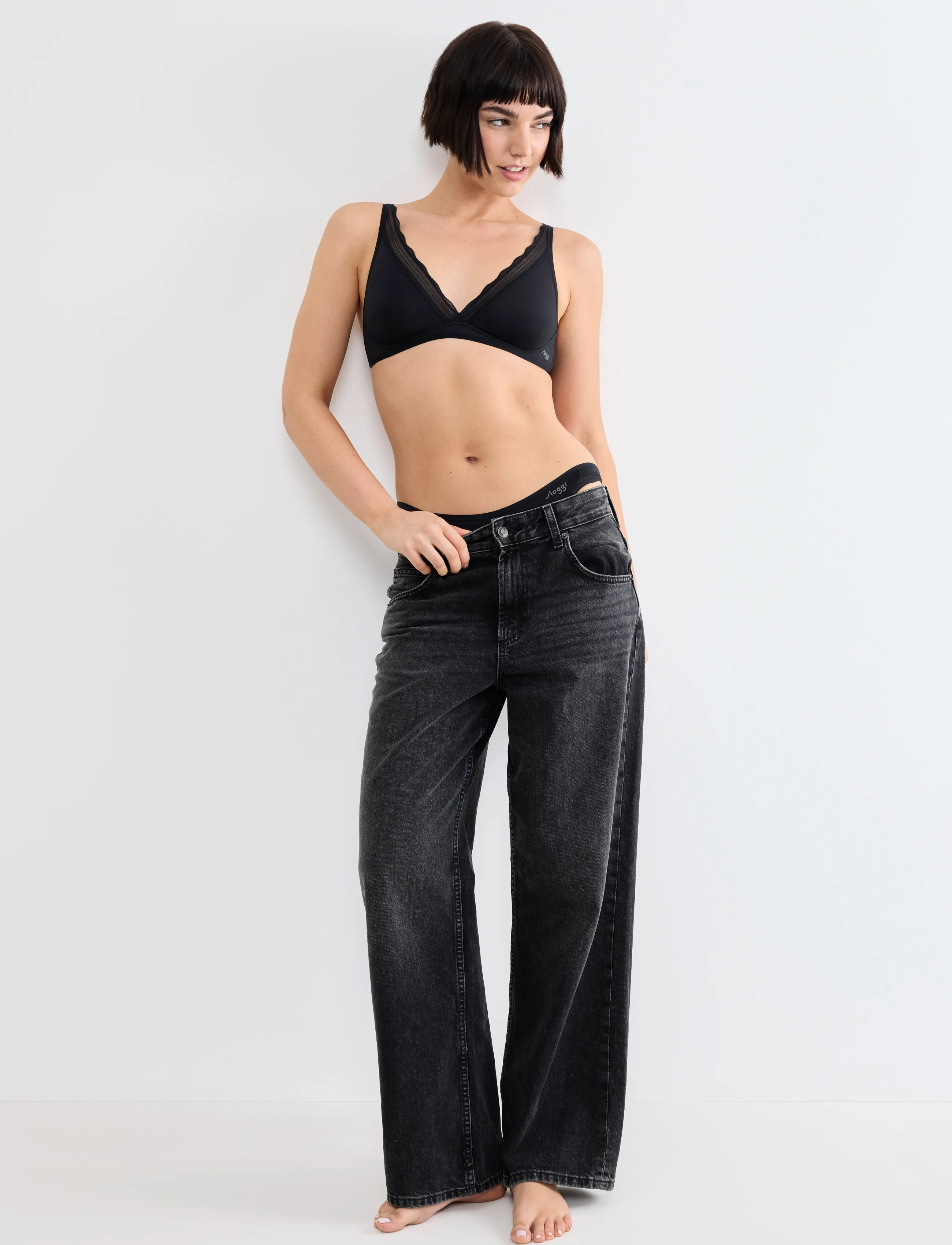 sloggi - sloggi GO Blush Soft Bra - tugikaarteta rinnahoidjad - black - 4