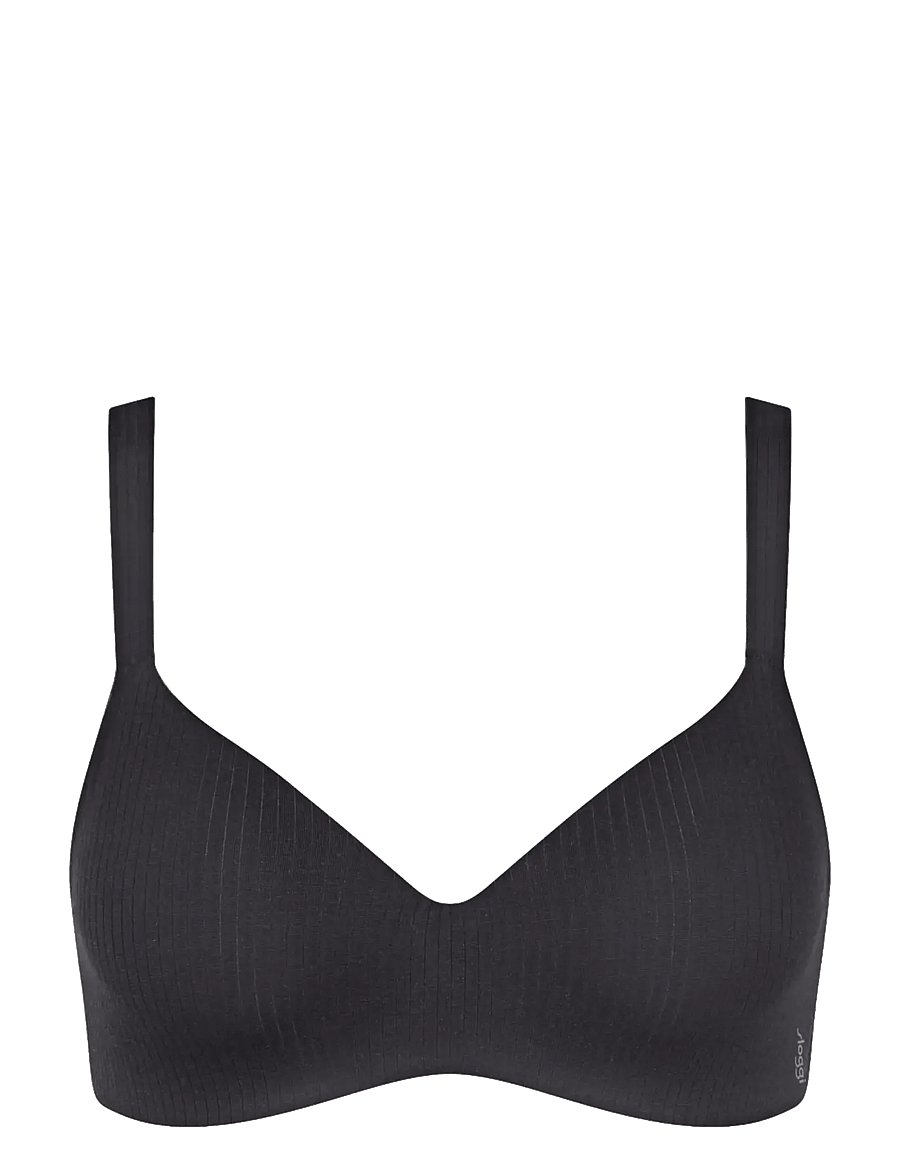 sloggi - sloggi ZERO Feel Pure THE UP TShirt Bra - t-särgi rinnahoidjad - black - 1