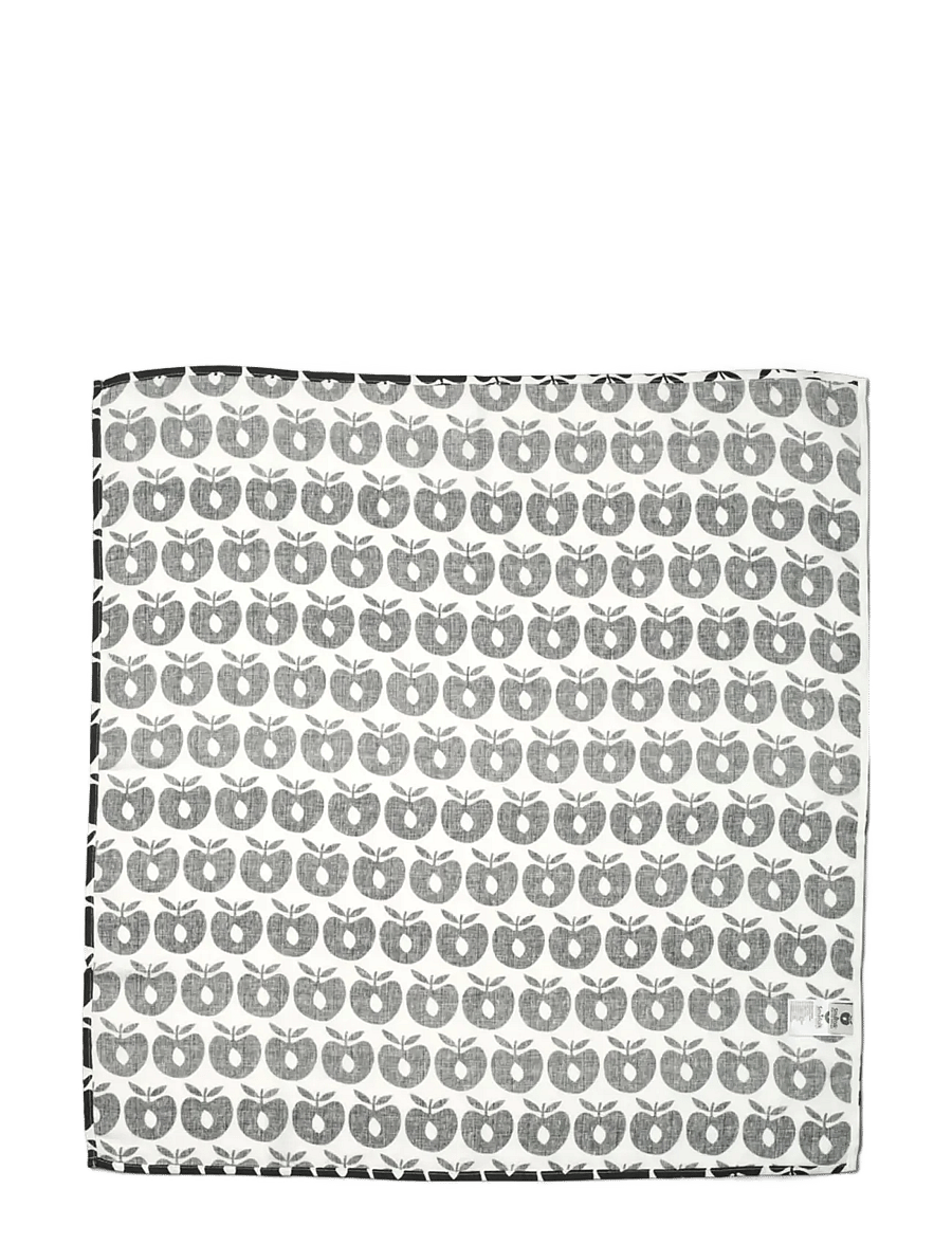 Småfolk - 3 packs of muslin cloths with apples - lägsta priserna - black grey - 1