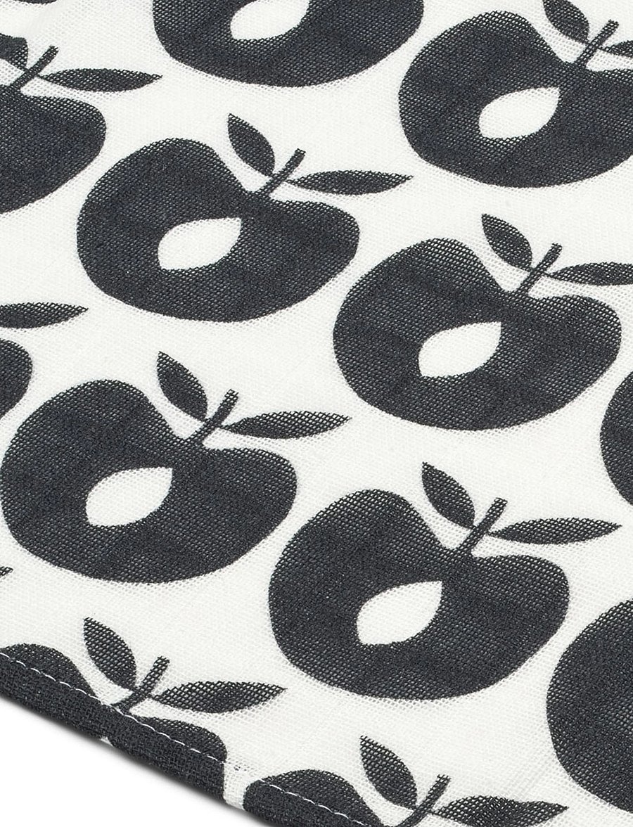 Småfolk - 3 packs of muslin cloths with apples - lägsta priserna - black grey - 4