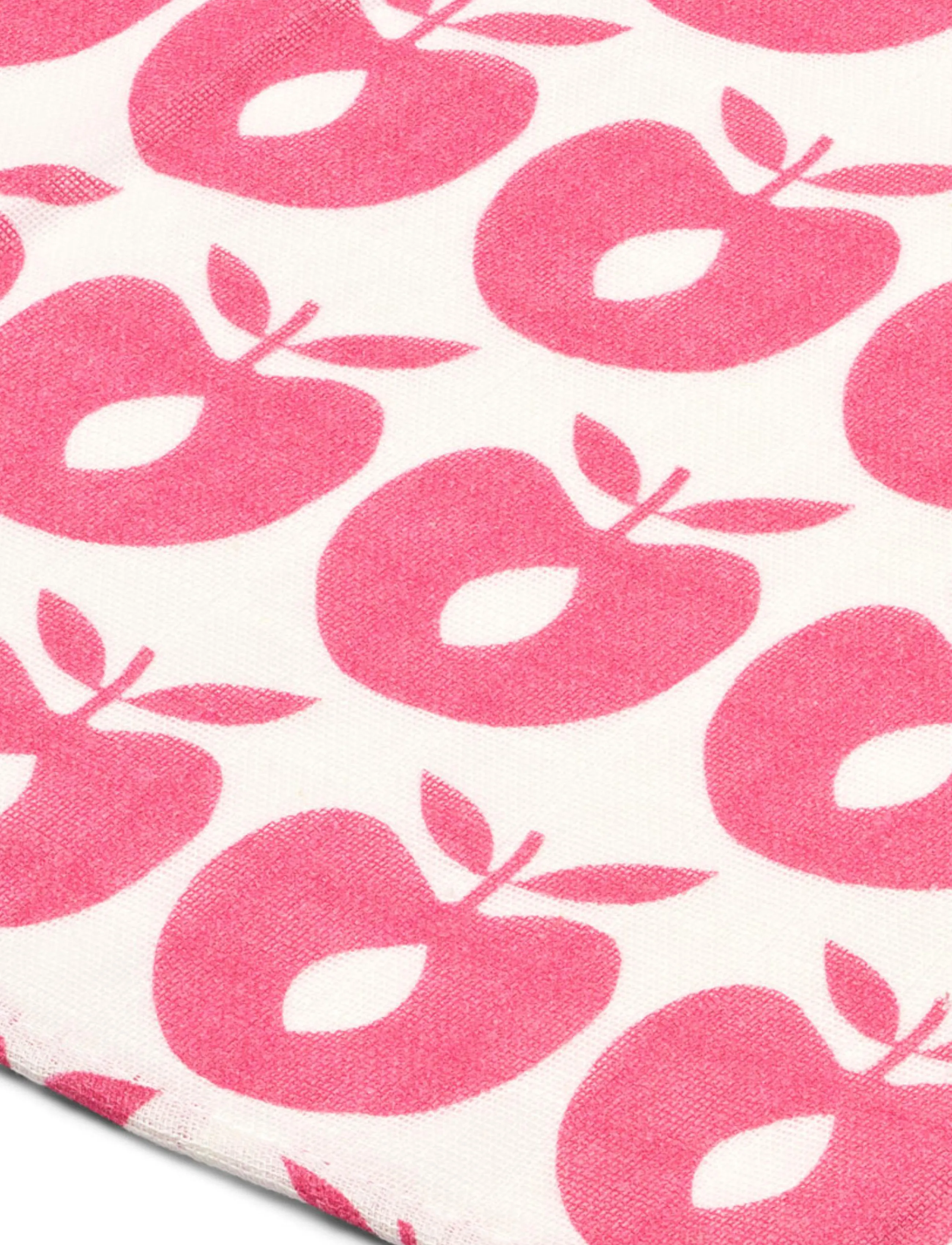 Småfolk - 3 packs of muslin cloths with apples - lowest prices - carmine - 4