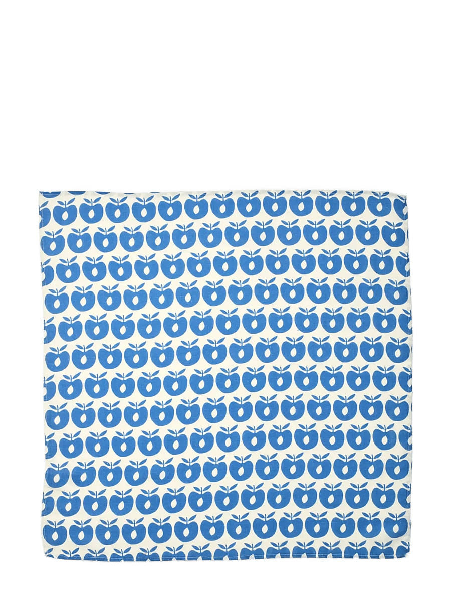 Småfolk - 3 packs of muslin cloths with apples - lägsta priserna - medieval blue - 0