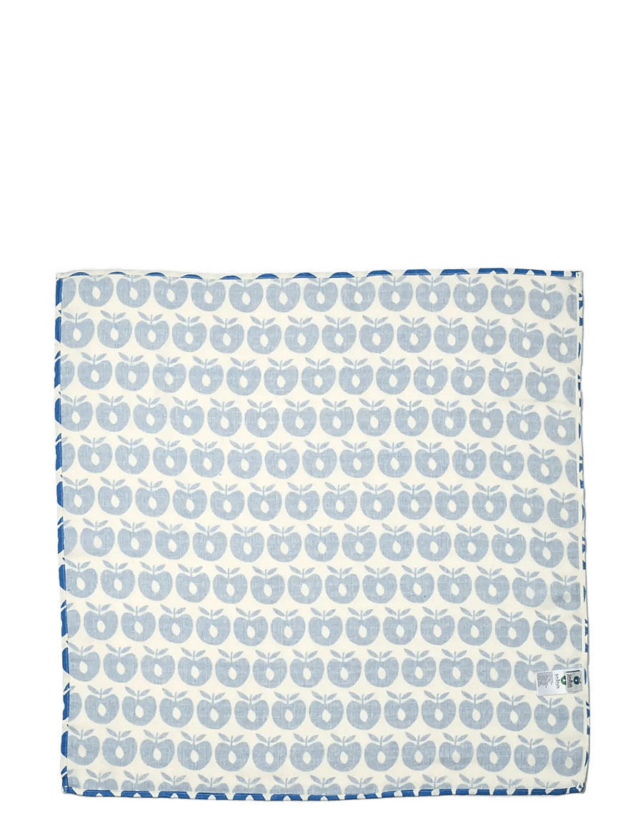 Småfolk - 3 packs of muslin cloths with apples - lägsta priserna - medieval blue - 1