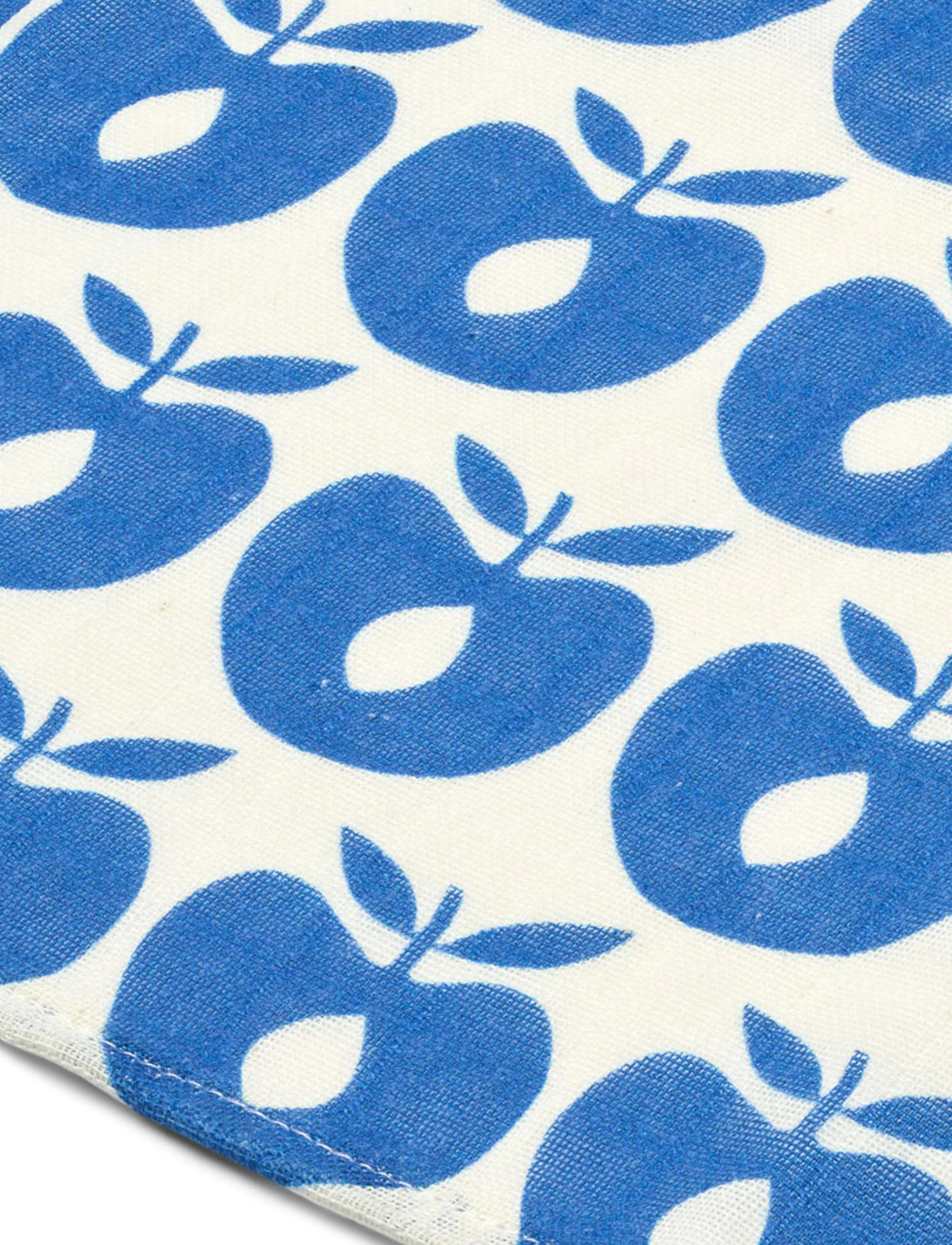 Småfolk - 3 packs of muslin cloths with apples - lägsta priserna - medieval blue - 4