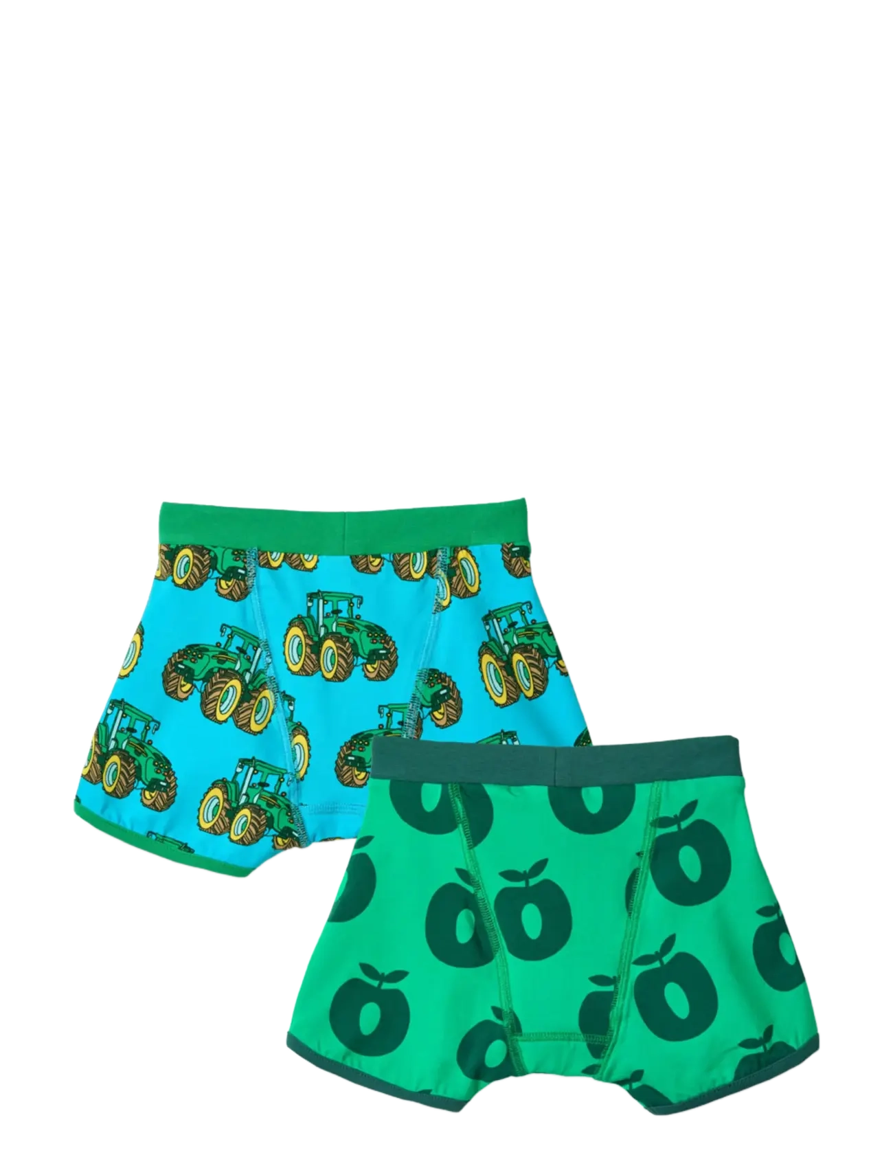 Småfolk - Elstar 2 pack of boys underpants - sets - smafolk green - 1