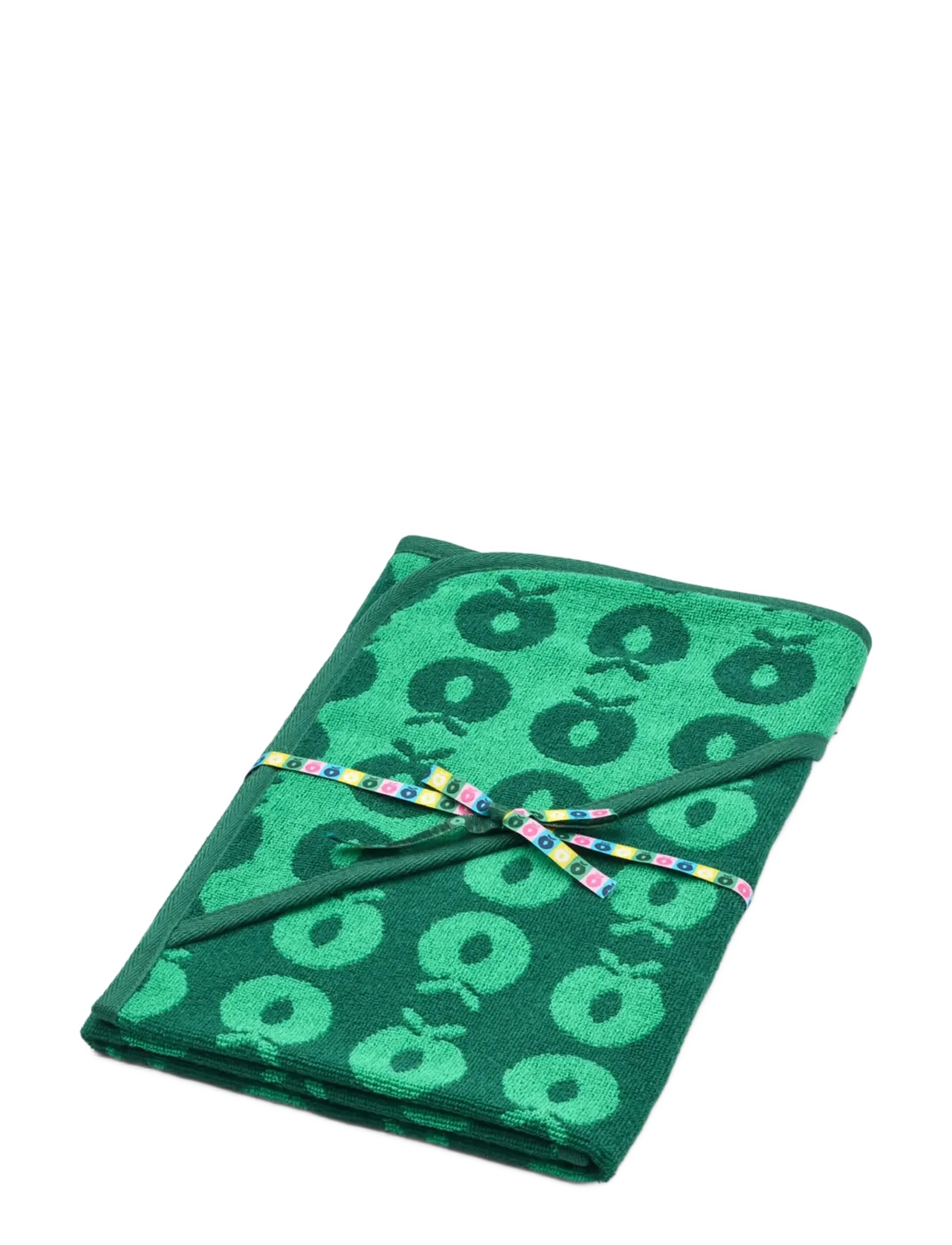 Småfolk - Baby towel with apples - laveste priser - smÅfolk green - 2