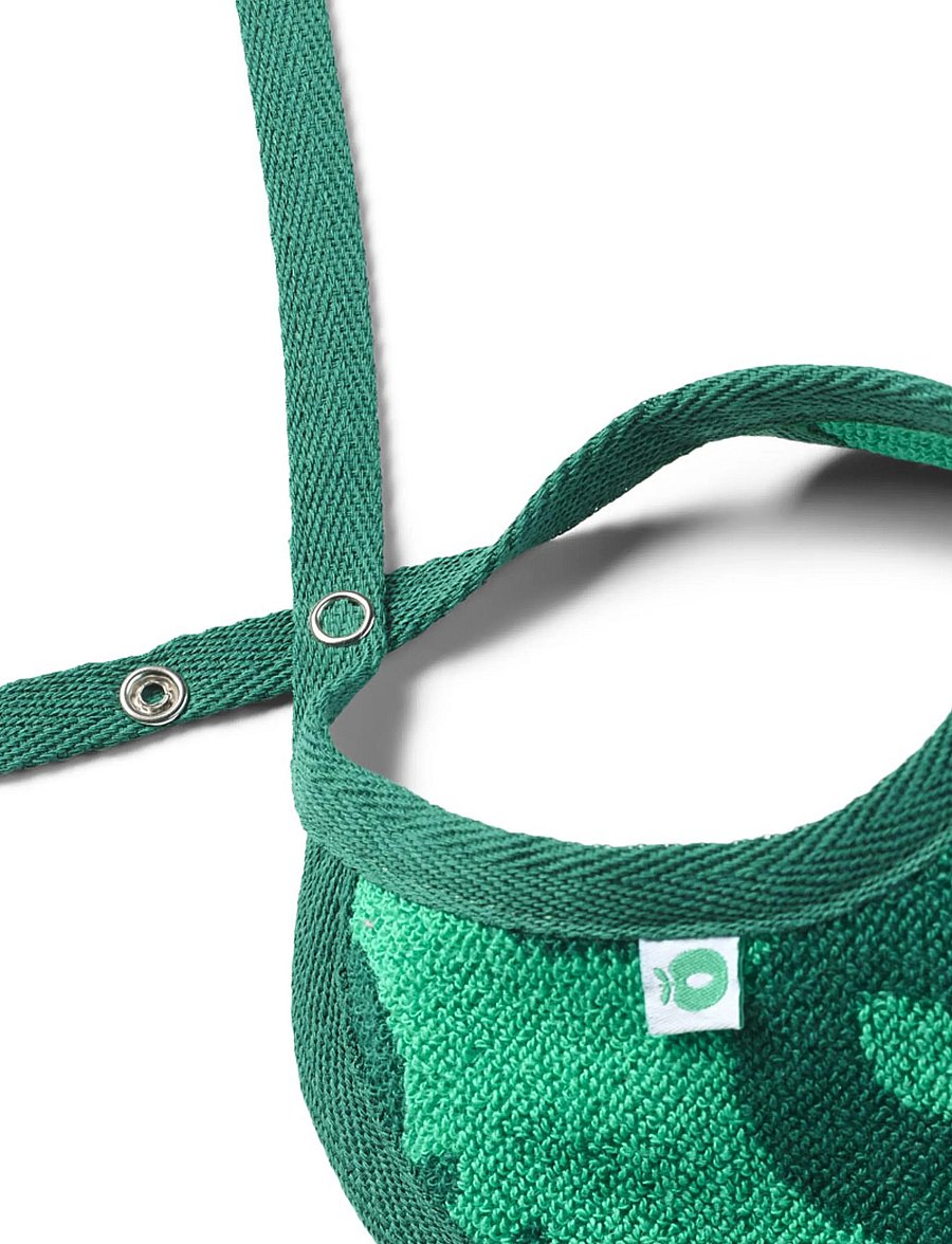 Småfolk - 2 packs of small bibs with apples - die niedrigsten preise - smÅfolk green - 3