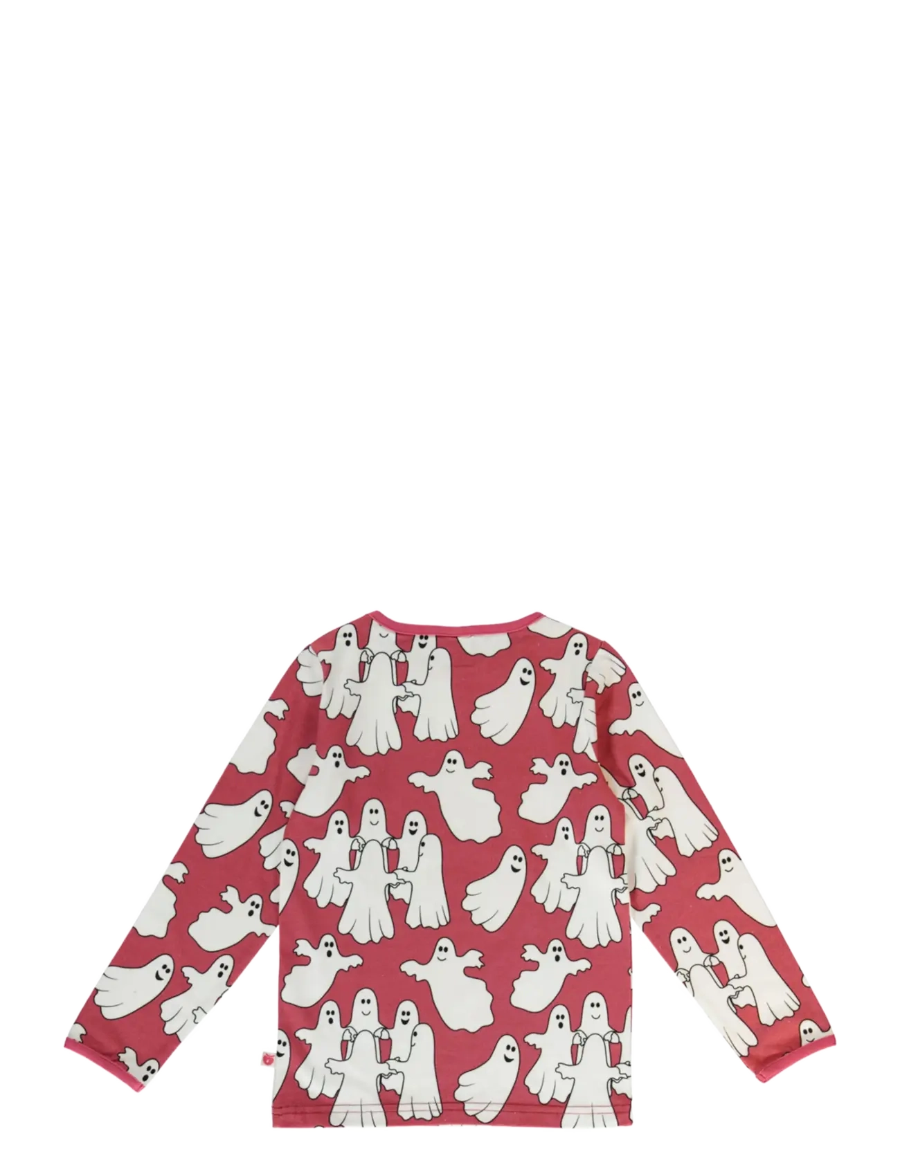 Småfolk - Long-sleeved top with ghosts - långärmade t-shirts - baroque rose - 2