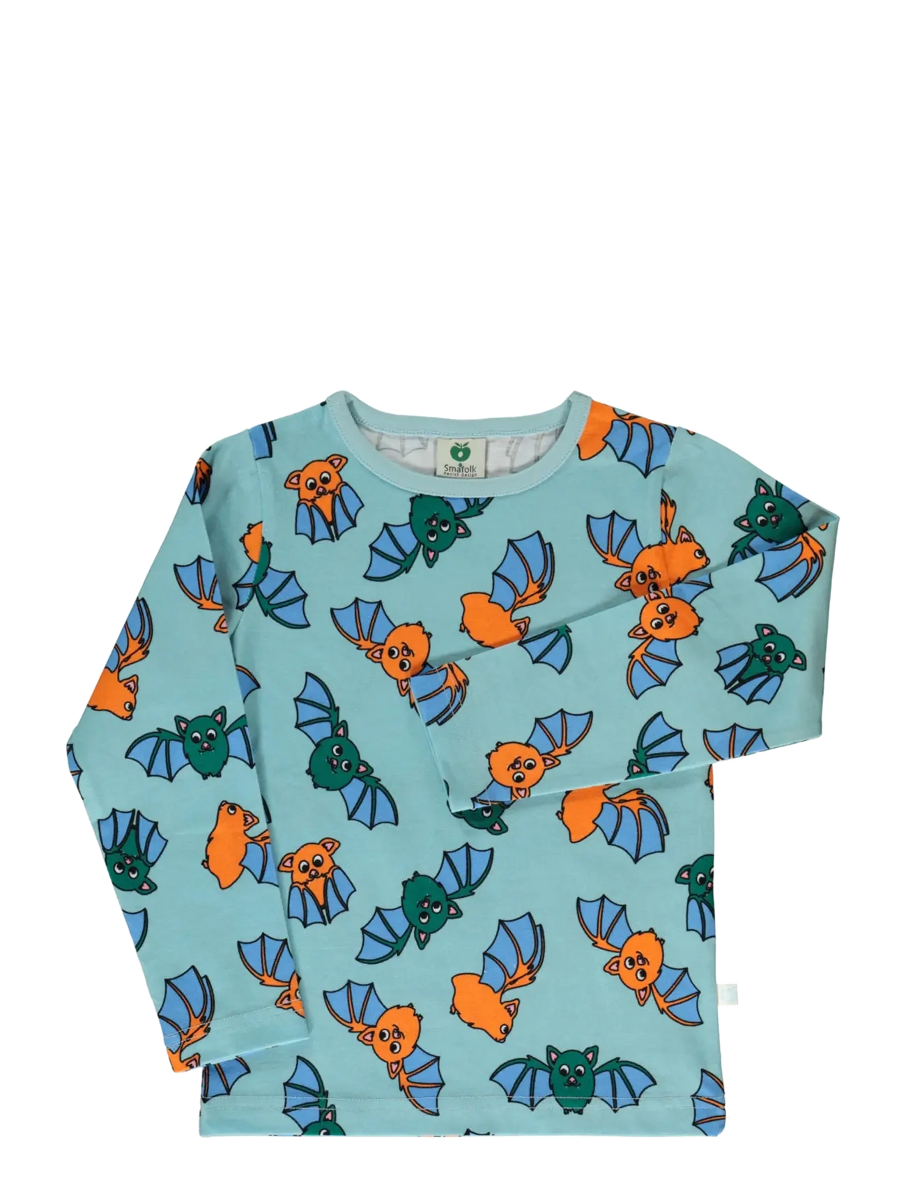 Småfolk Long-sleeved top with bat - Småfolk - STRATOSPHERE / blue