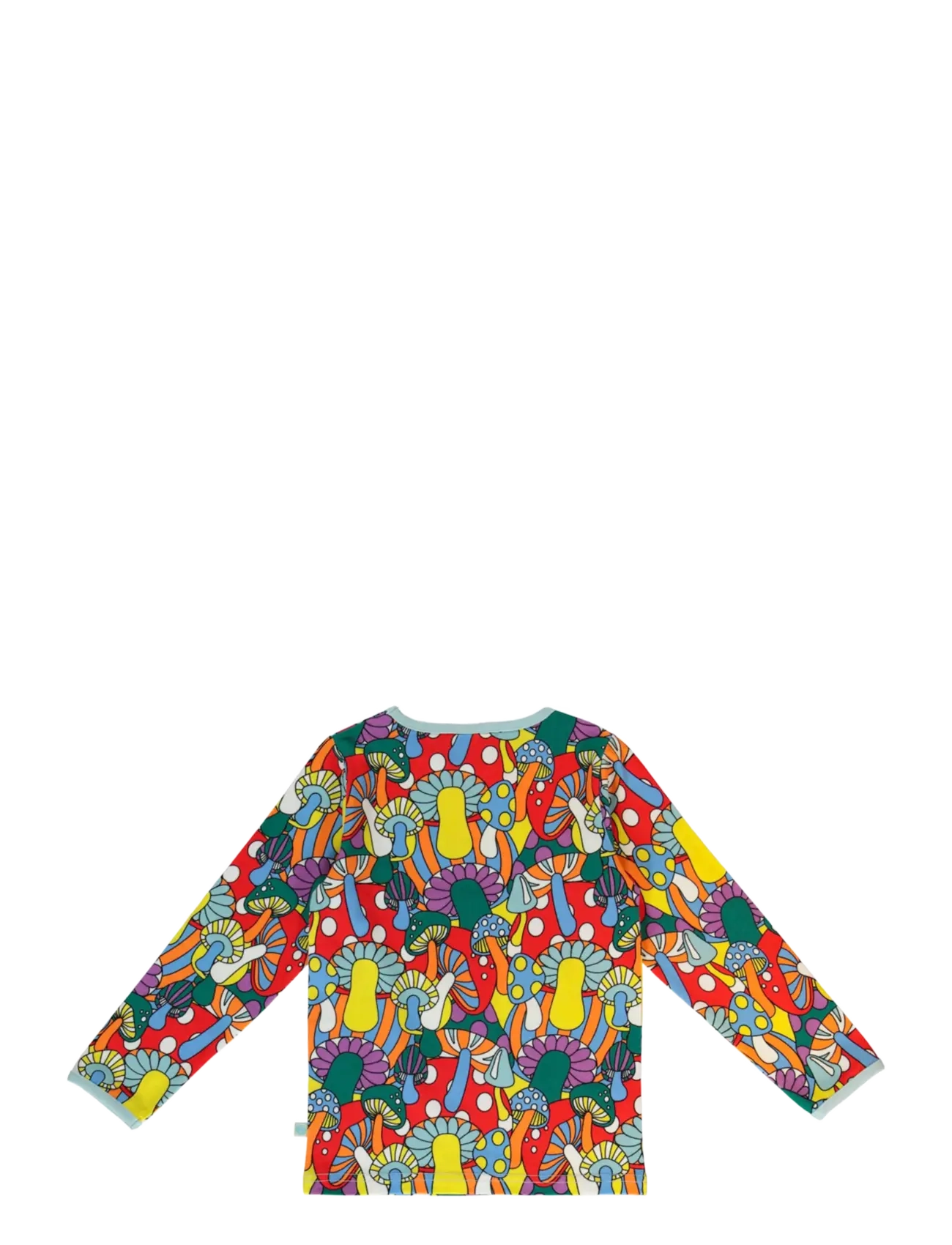 Småfolk - Long-sleeved top with mushrooms - långärmade t-shirts - fall yellow - 2