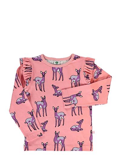 Long-Sleeved Top With Deer - Bluser & Tunikaer