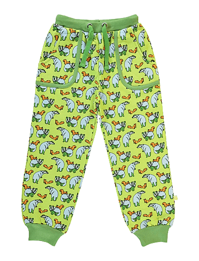 Sweatpants With Badger And Squirrel.