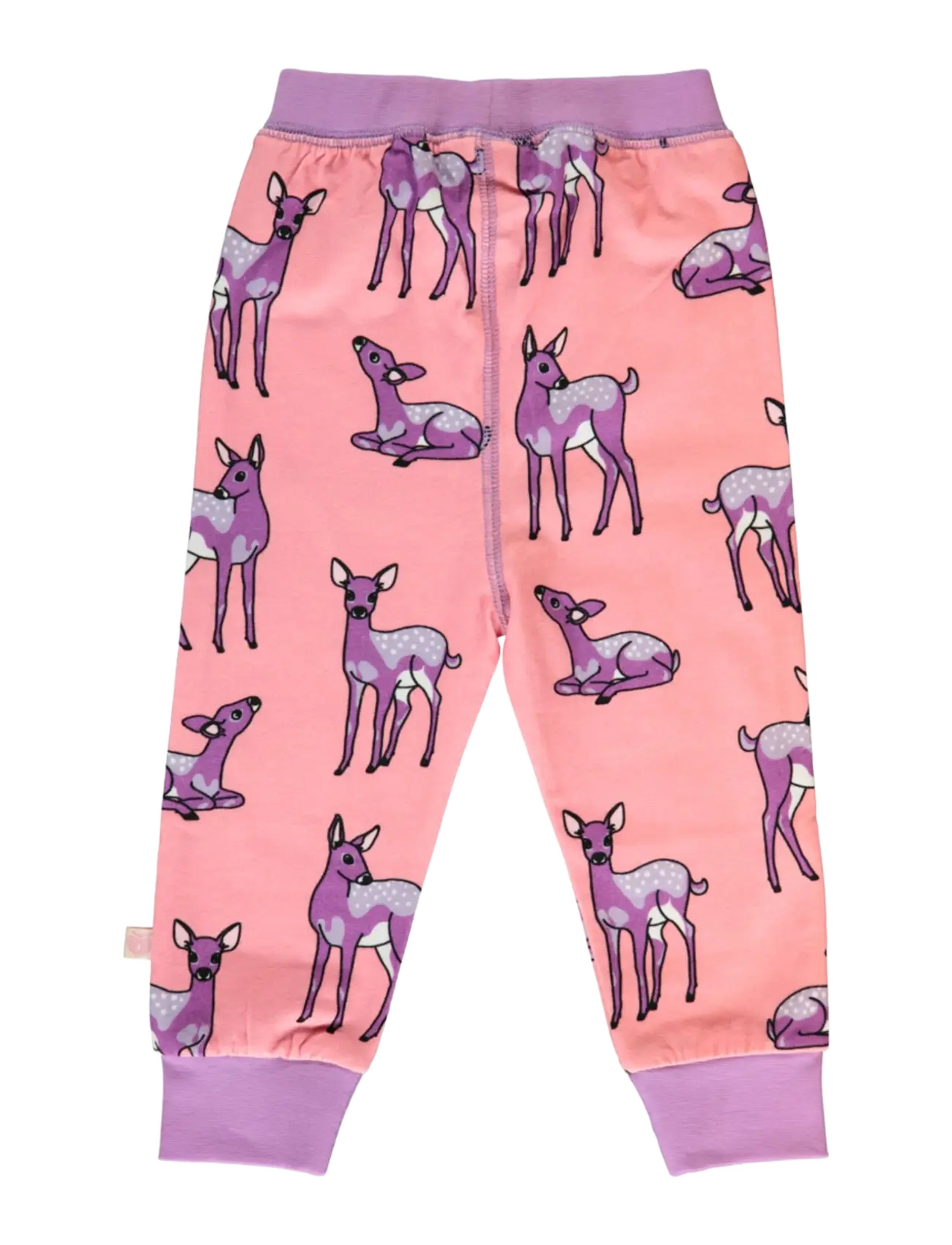 Småfolk - Leggings for baby with deer - leggings - bridal rose - 2