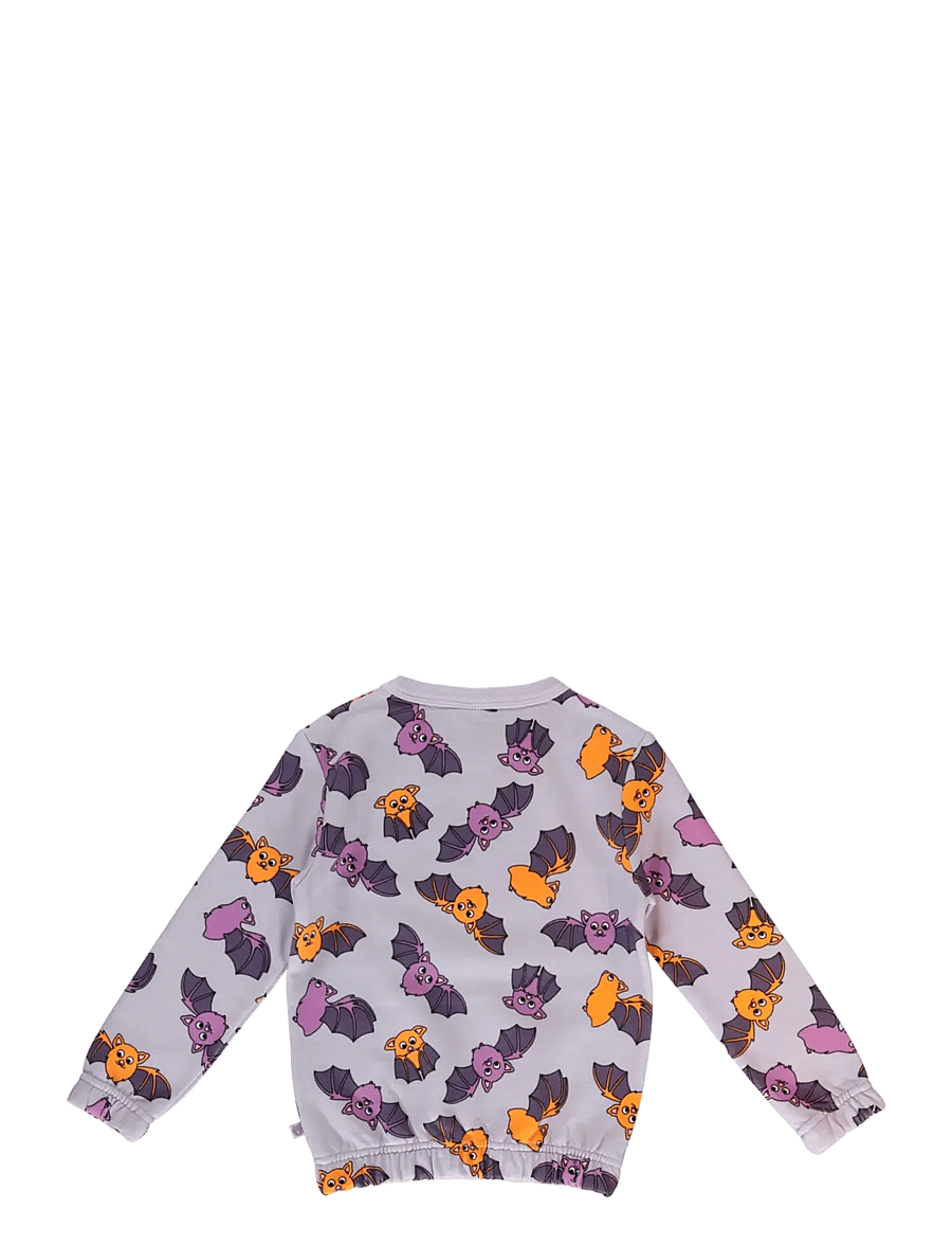 Småfolk - Sweatshirt with bat - sweatshirts - orchid petal - 2