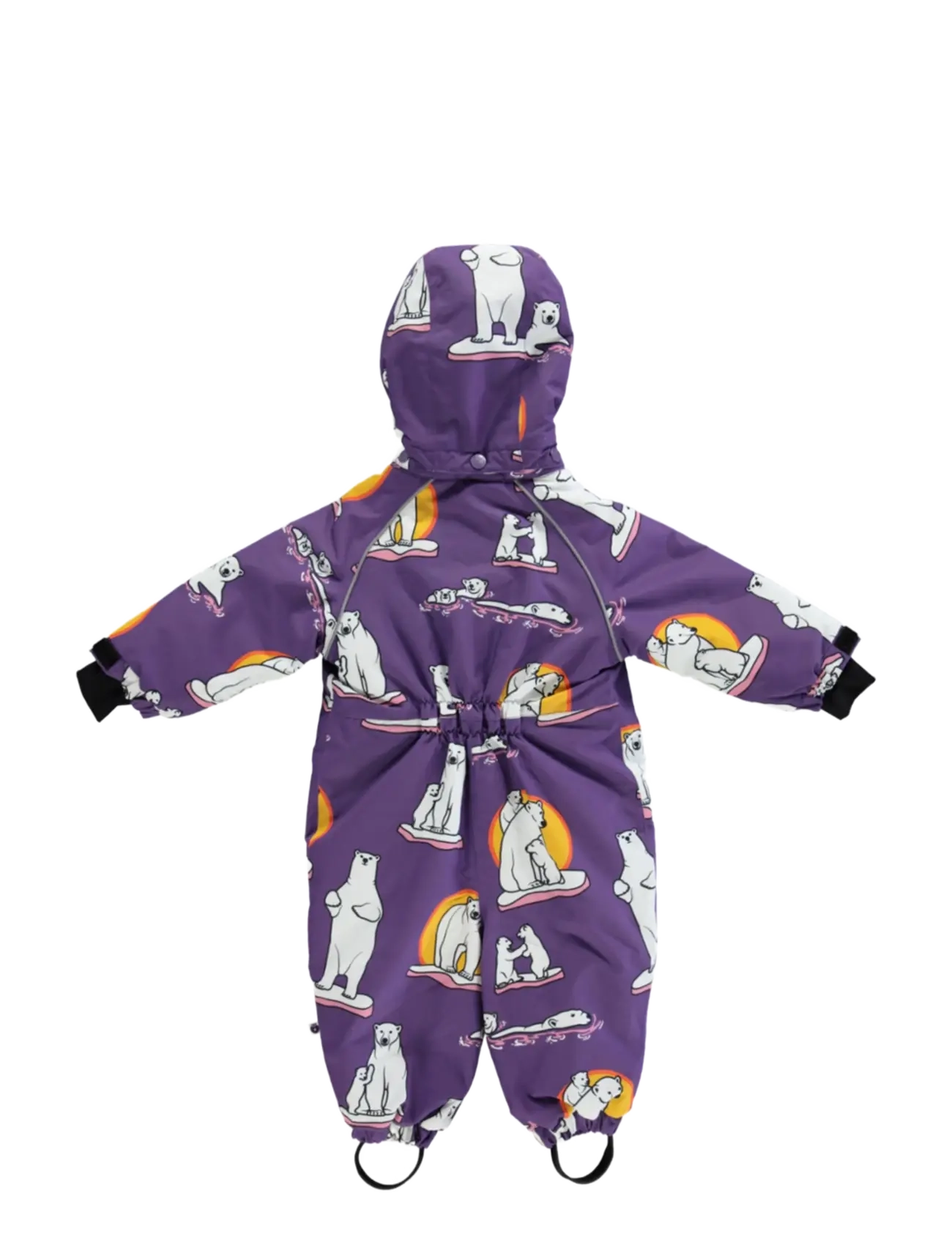 Småfolk - Snowsuit for toddlers with polar bears - vinteroveraller - purple heart - 2