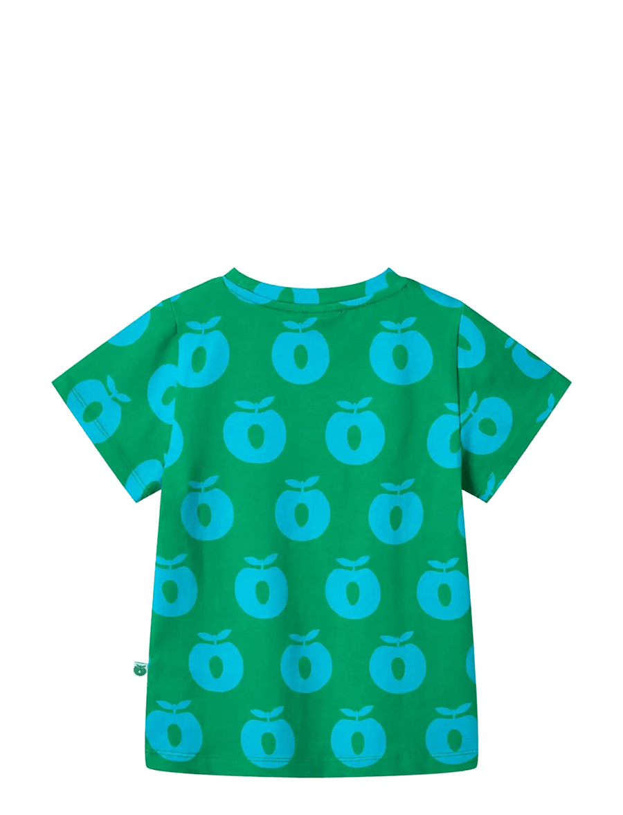 Småfolk - T-shirt with apples - kortærmede t-shirts - smÅfolk green - 2